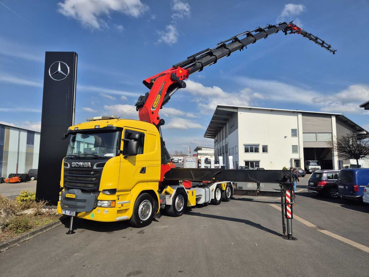 Scania R 730 LB8x2*6HNB Palfinger PK 165.002 TEC 7 JIB - Camion grue: photos 1 Scania R 730 LB8x2*6HNB Palfinger PK 165.002 TEC 7 JIB - Camion grue: photos 1