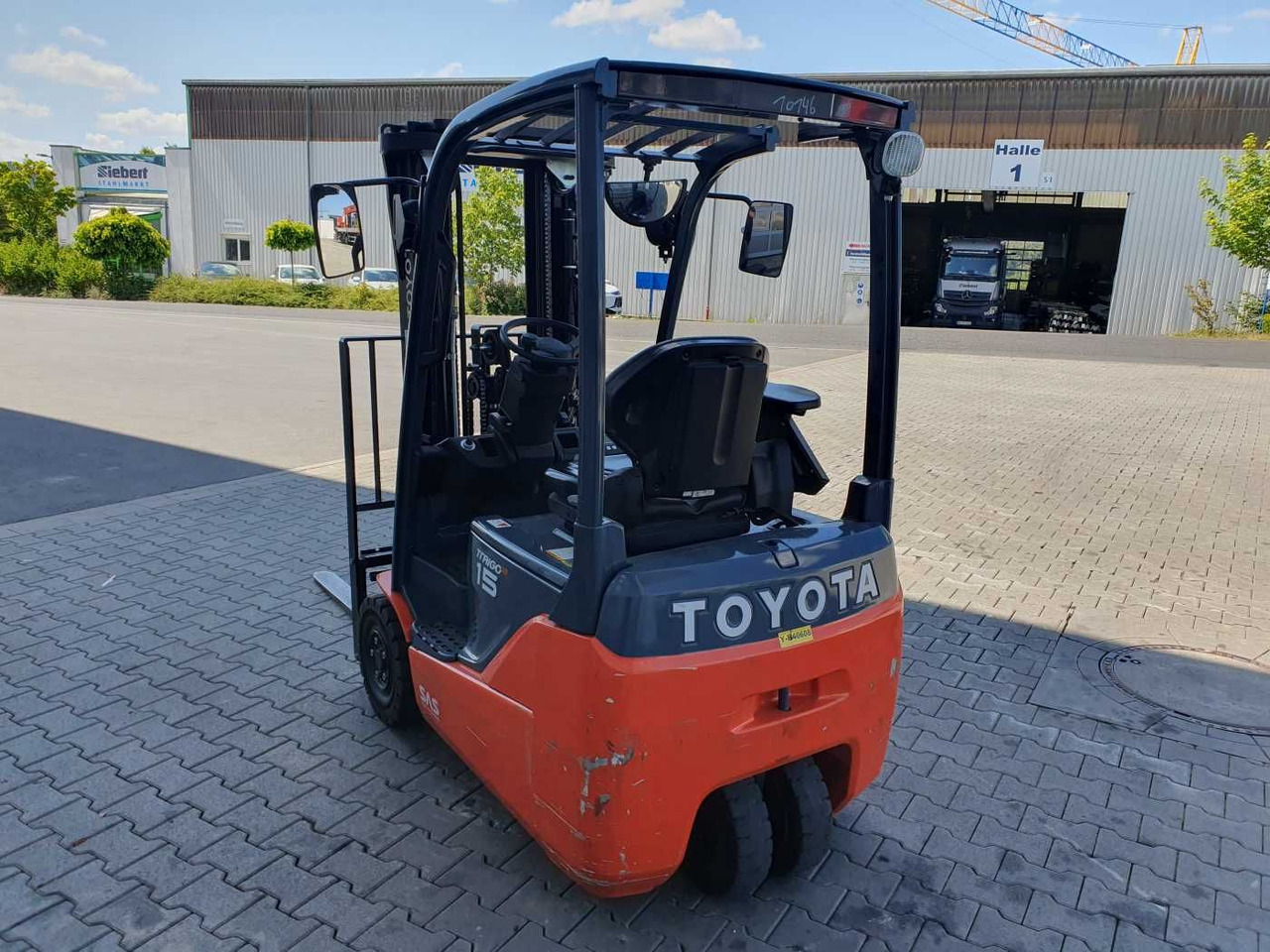 Toyota 8FBET15 / Triplex: 4.30m / nur 1.842h! / SS - Chariot élévateur électrique: photos 5 Toyota 8FBET15 / Triplex: 4.30m / nur 1.842h! / SS - Chariot élévateur électrique: photos 5