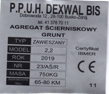 Dexwal cultivator Grunt 2,6 m - Bineuse: photos 3 Dexwal cultivator Grunt 2,6 m - Bineuse: photos 3