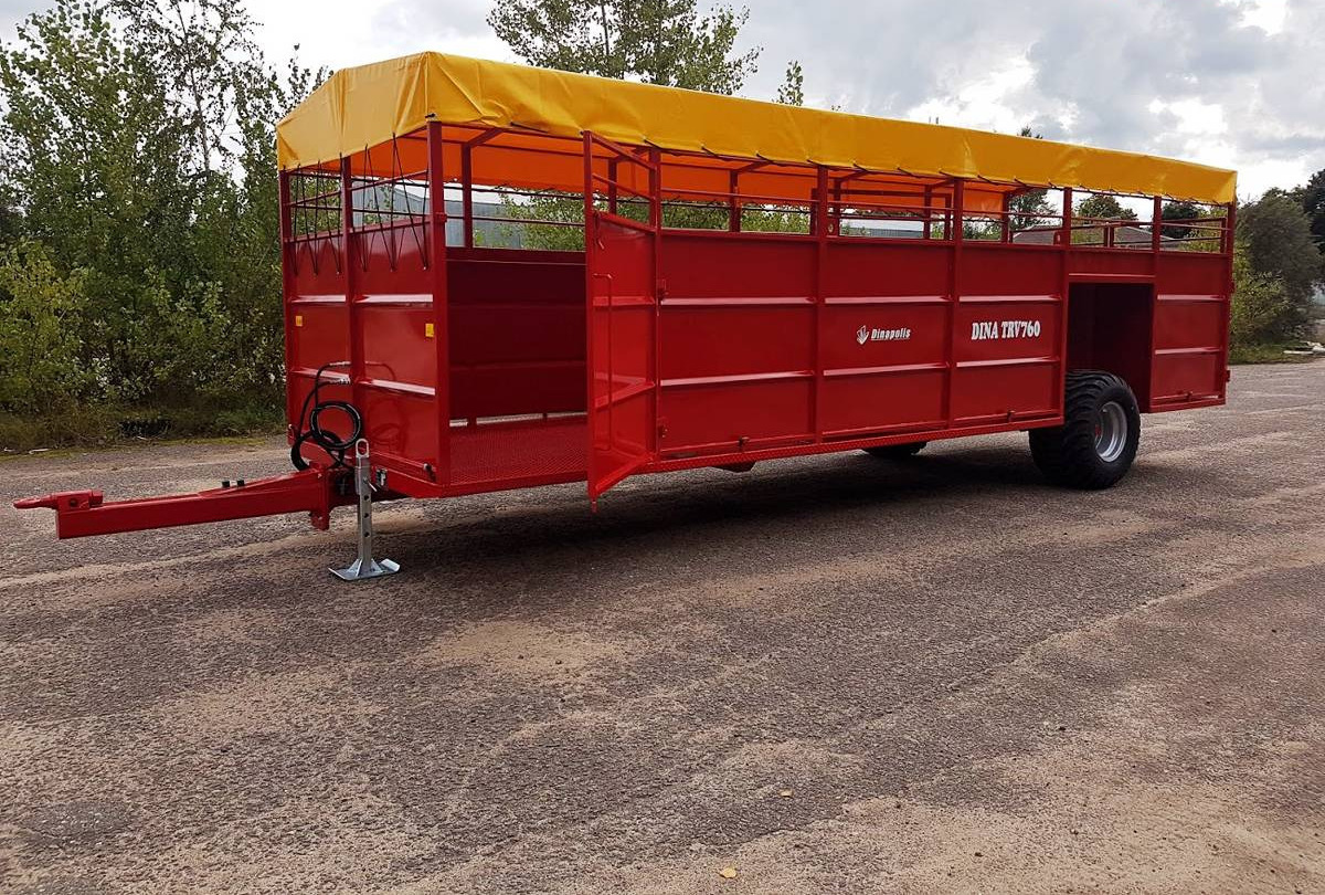 Dinapolis livestock trailer TRV 760 - Remorque bétaillère: photos 1 Dinapolis livestock trailer TRV 760 - Remorque bétaillère: photos 1