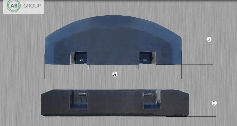 Kaber rear counterweight type D, 700 kg - Contrepoids: photos 2 Kaber rear counterweight type D, 700 kg - Contrepoids: photos 2