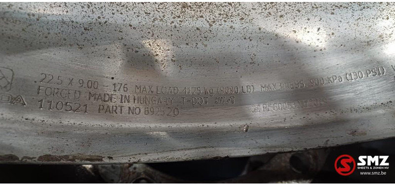 Diversen Occ set van 6 22.5x9.00 Alcoa velgen - Jante pour Camion: photos 3 Diversen Occ set van 6 22.5x9.00 Alcoa velgen - Jante pour Camion: photos 3