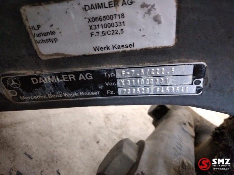 Mercedes-Benz Occ Stuuras / meeloopas Actros F7.5/C22.5 - Essieu et pièces pour Camion: photos 5 Mercedes-Benz Occ Stuuras / meeloopas Actros F7.5/C22.5 - Essieu et pièces pour Camion: photos 5