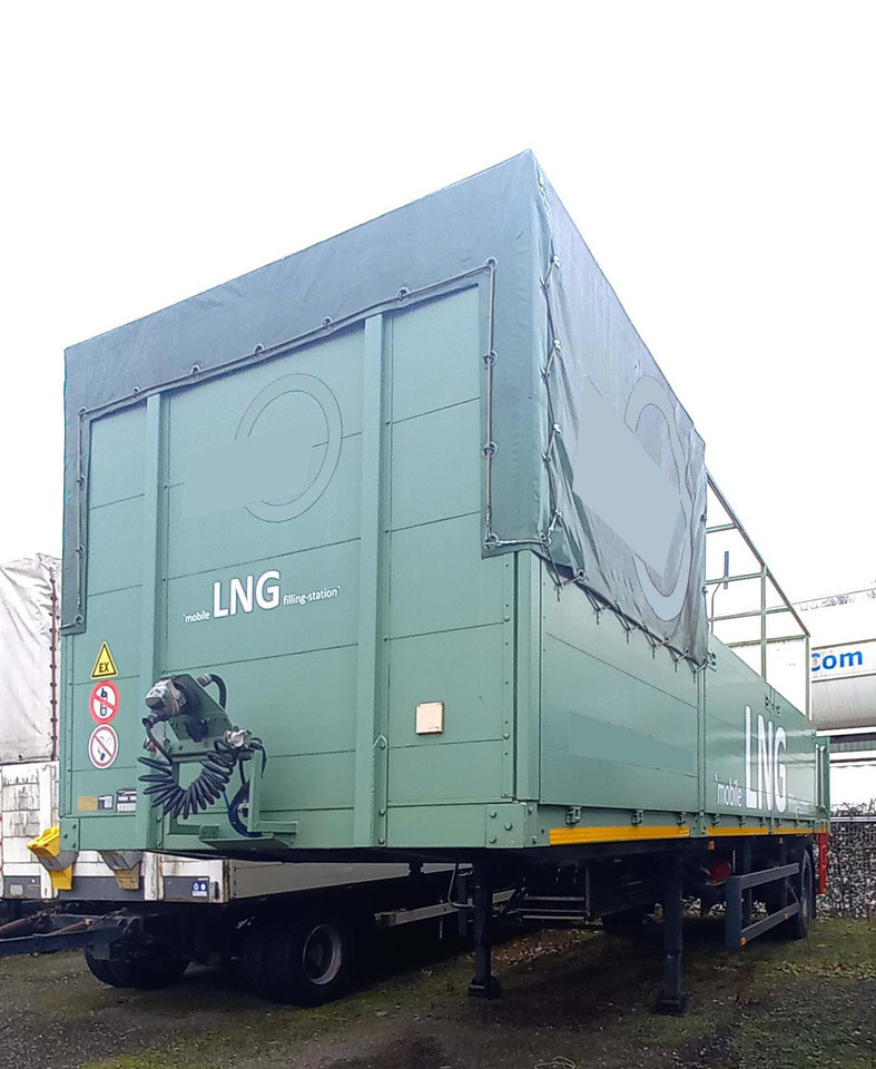 Messer Griesheim Gas tank semi-trailer used for LNG/CNG mobile filling station Methan Gas Cryogenic - Semi-remorque citerne: photos 2 Messer Griesheim Gas tank semi-trailer used for LNG/CNG mobile filling station Methan Gas Cryogenic - Semi-remorque citerne: photos 2