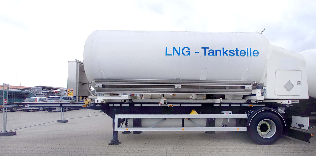 Schwingenschlögel LNG tank filling station Methan Gas Cryogenic tank gas tank - Semi-remorque citerne: photos 2 Schwingenschlögel LNG tank filling station Methan Gas Cryogenic tank gas tank - Semi-remorque citerne: photos 2