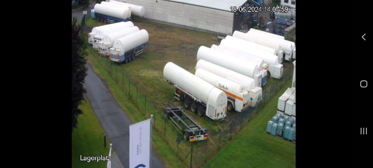 Véhicule de voirie/ Spécial Messer Griesheim Tank semi-trailer LNG/CNG filling station Methan Gas Cryogenic: photos 30