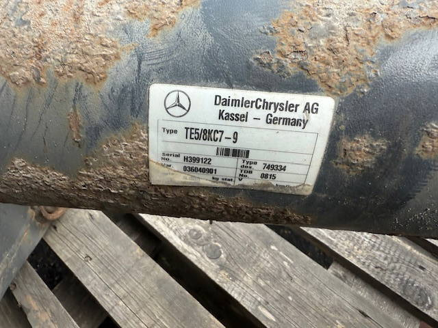 Mercedes-Benz Mercedes Assen Type TE5/8KC7-9 - Essieu et pièces pour Camion: photos 4 Mercedes-Benz Mercedes Assen Type TE5/8KC7-9 - Essieu et pièces pour Camion: photos 4