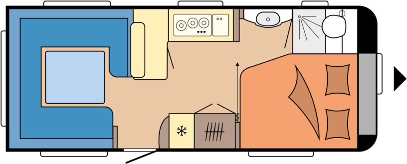 EXCELLENT 560 CFe - Caravane: photos 1 EXCELLENT 560 CFe - Caravane: photos 1