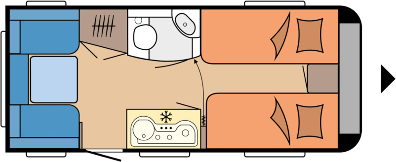 Hobby ONTOUR 460 DL - Caravane: photos 1 Hobby ONTOUR 460 DL - Caravane: photos 1