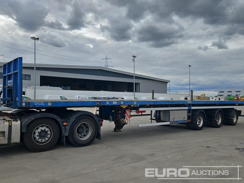 2004 BrosHAUS Tri Axle Extendable Ballast Trailer, Rear Steer - Remorque plateau: photos 1 2004 BrosHAUS Tri Axle Extendable Ballast Trailer, Rear Steer - Remorque plateau: photos 1