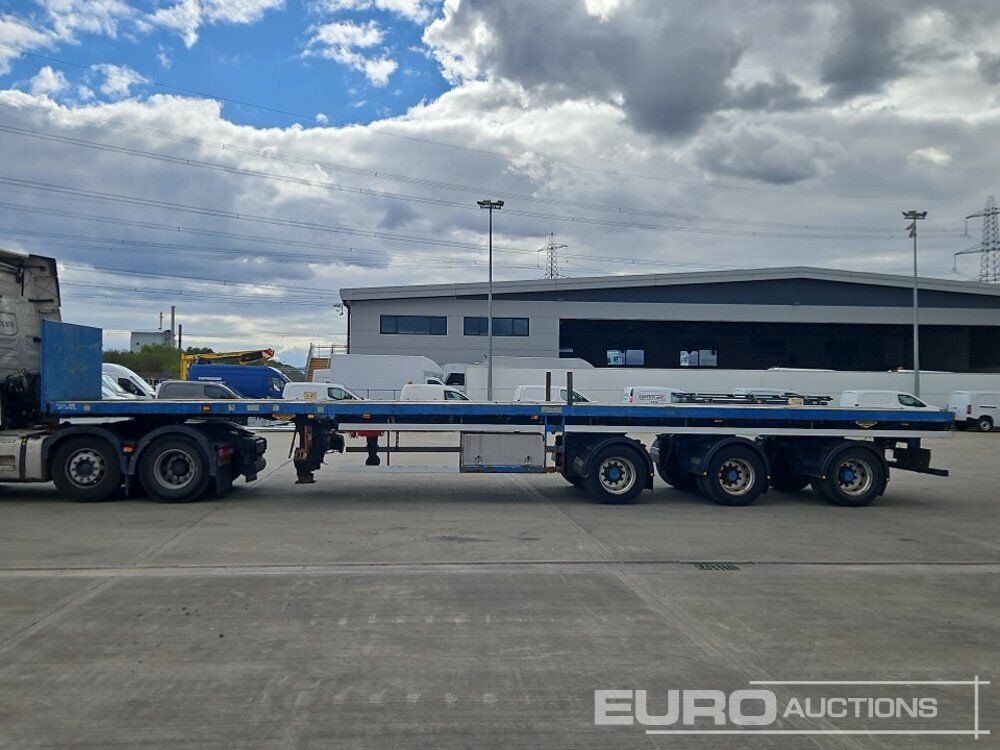 2004 BrosHAUS Tri Axle Extendable Ballast Trailer, Rear Steer - Remorque plateau: photos 2 2004 BrosHAUS Tri Axle Extendable Ballast Trailer, Rear Steer - Remorque plateau: photos 2