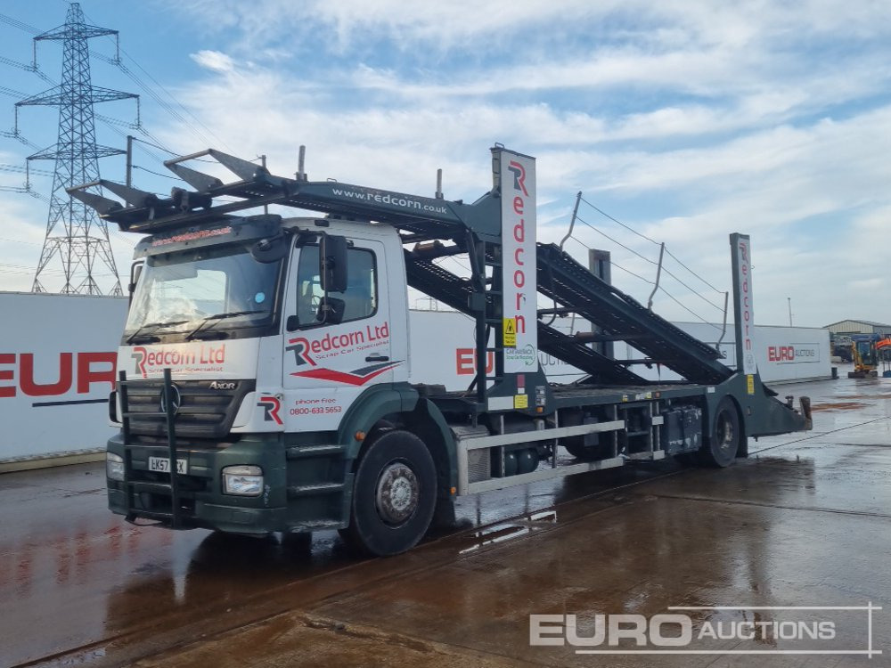 2007 Mercedes Axor - Camion porte-voitures: photos 1 2007 Mercedes Axor - Camion porte-voitures: photos 1