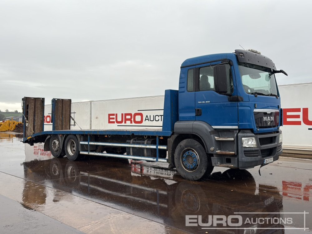 Camion plateau pour transport de équipements lourds 2009 MAN TGS 26.360: photos 7