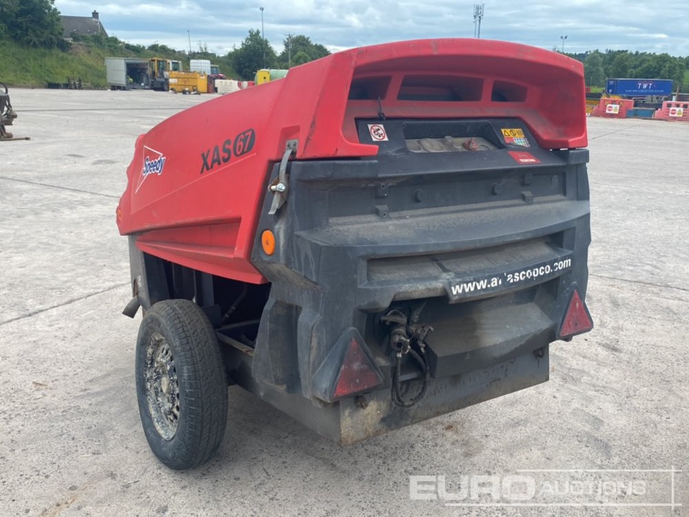 2013 Atlas Copco XAS67 130CFM Single Axle Compressor (Spares) - Compresseur d'air: photos 3 2013 Atlas Copco XAS67 130CFM Single Axle Compressor (Spares) - Compresseur d'air: photos 3