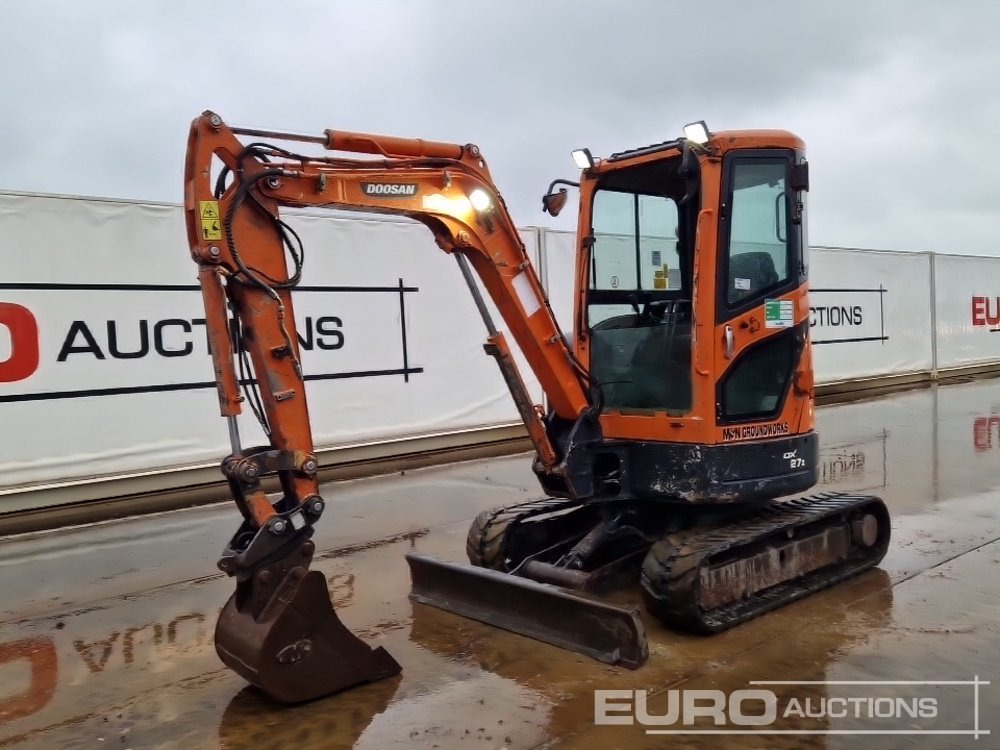 2013 Doosan DX27Z - Mini pelle: photos 1 2013 Doosan DX27Z - Mini pelle: photos 1