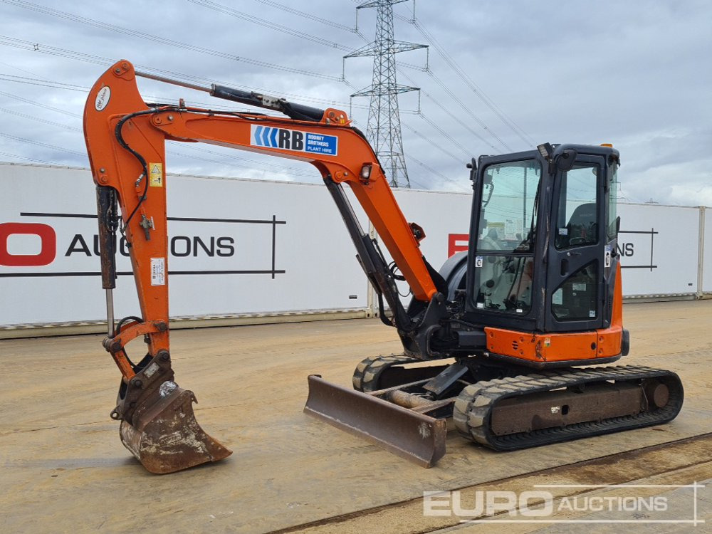 2013 Hitachi ZX55U-5A CLR - Mini pelle: photos 1 2013 Hitachi ZX55U-5A CLR - Mini pelle: photos 1