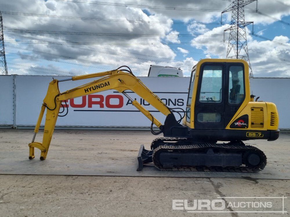 2013 Hyundai R55-7 - Mini pelle: photos 2 2013 Hyundai R55-7 - Mini pelle: photos 2