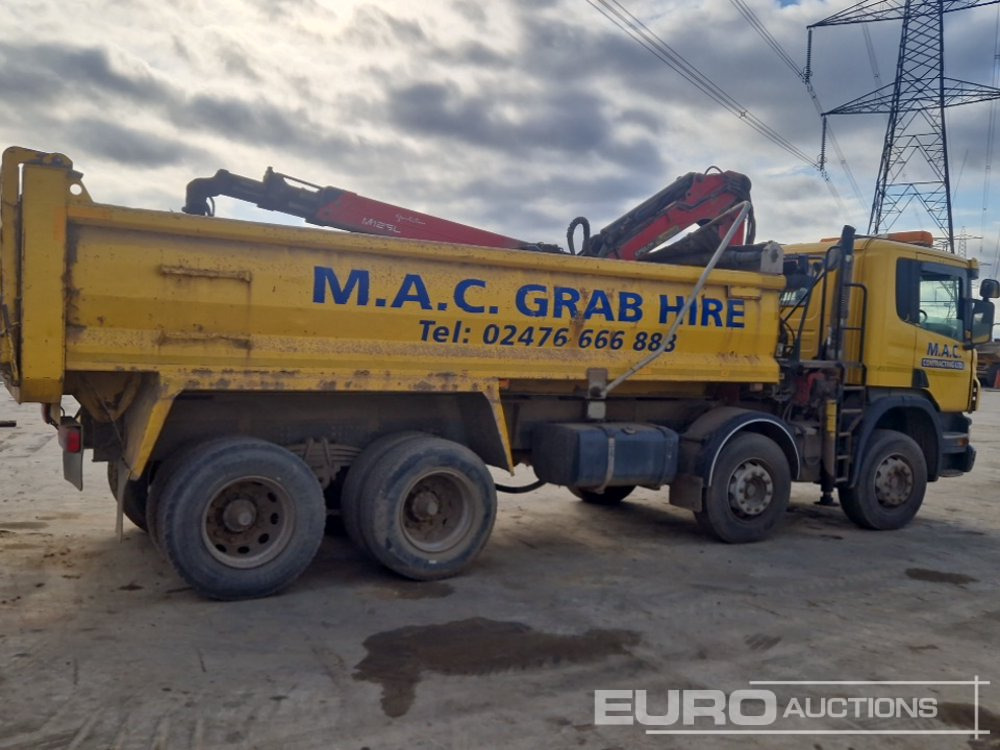 Camion benne, Camion grue 2013 Scania P400: photos 6