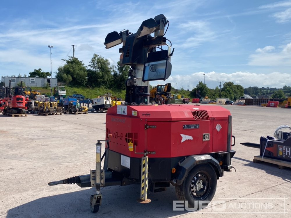 2013 Towerlight VB9 Single Axle Lighting Tower, Kohler Engine - Mat d'éclairage: photos 1 2013 Towerlight VB9 Single Axle Lighting Tower, Kohler Engine - Mat d'éclairage: photos 1