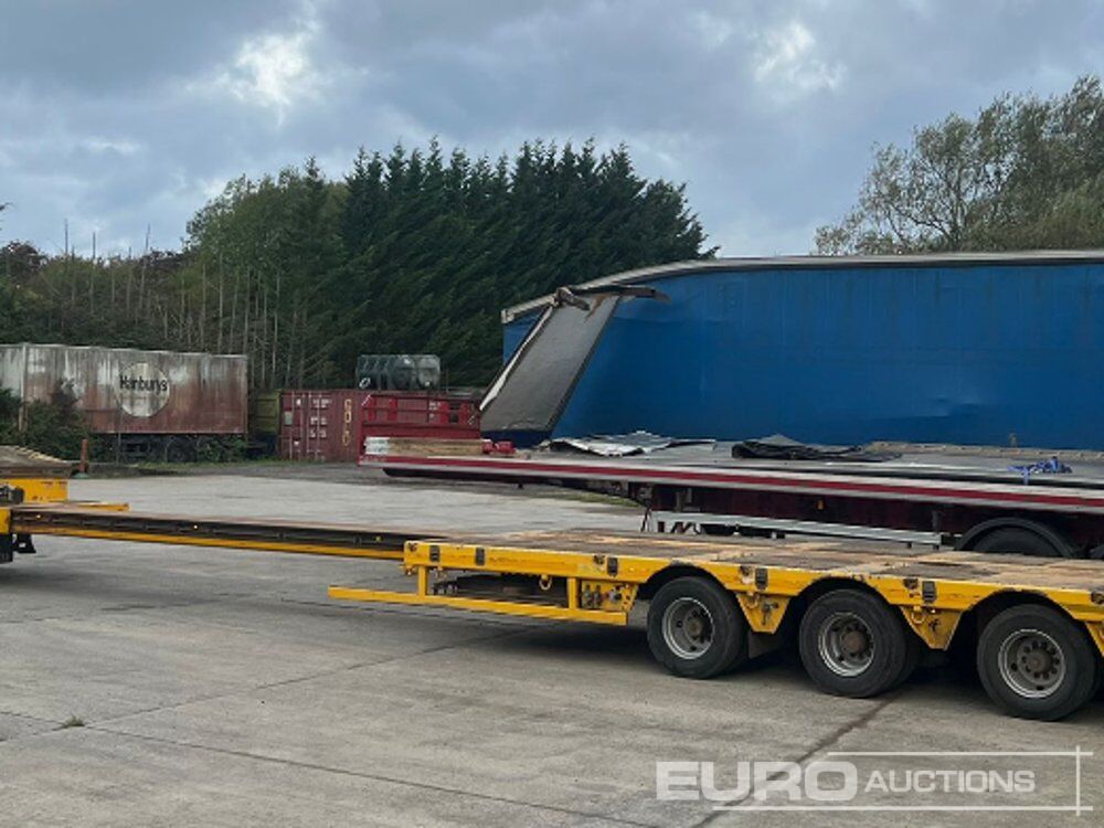 2014 Faymonville 4 Axle Extendable Step Frame Low Loader Trailer, Hydraulic Powered Out Flip Toe Ramps Alloy Neck Ramps, Rear Steering Axles, Sliding Bolster, Alloy insert Ramps - Semi-remorque surbaissé: photos 1 2014 Faymonville 4 Axle Extendable Step Frame Low Loader Trailer, Hydraulic Powered Out Flip Toe Ramps Alloy Neck Ramps, Rear Steering Axles, Sliding Bolster, Alloy insert Ramps - Semi-remorque surbaissé: photos 1