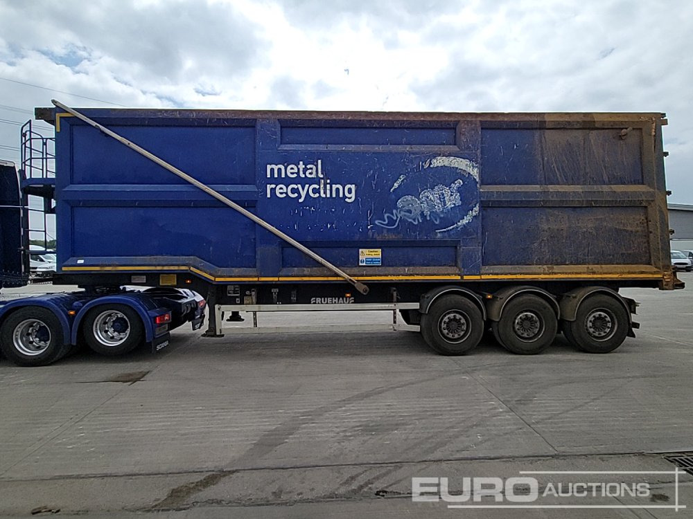 2014 Fruehauf Tri Axle Bulk Tipping Trailer, Easy Sheet - Semi-remorque benne: photos 2 2014 Fruehauf Tri Axle Bulk Tipping Trailer, Easy Sheet - Semi-remorque benne: photos 2