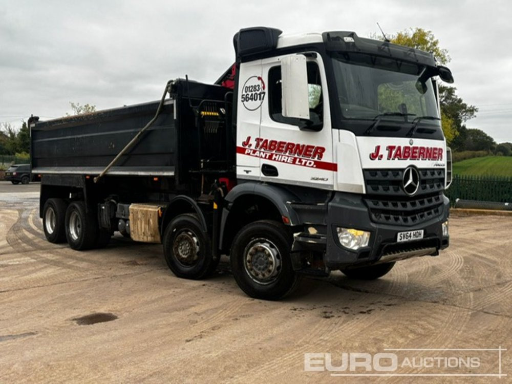 2014 Mercedes 3240 - Camion benne, Camion grue: photos 3 2014 Mercedes 3240 - Camion benne, Camion grue: photos 3