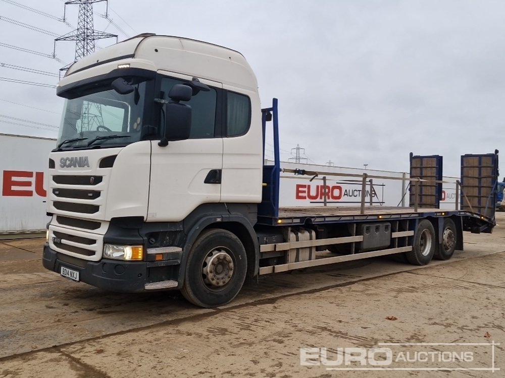 2014 Scania R410 - Camion plateau: photos 1 2014 Scania R410 - Camion plateau: photos 1