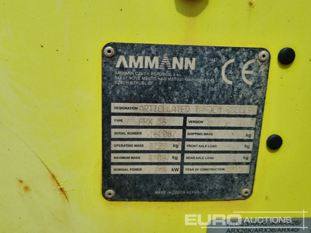 Compacteur 2015 Ammann ARX36: photos 30