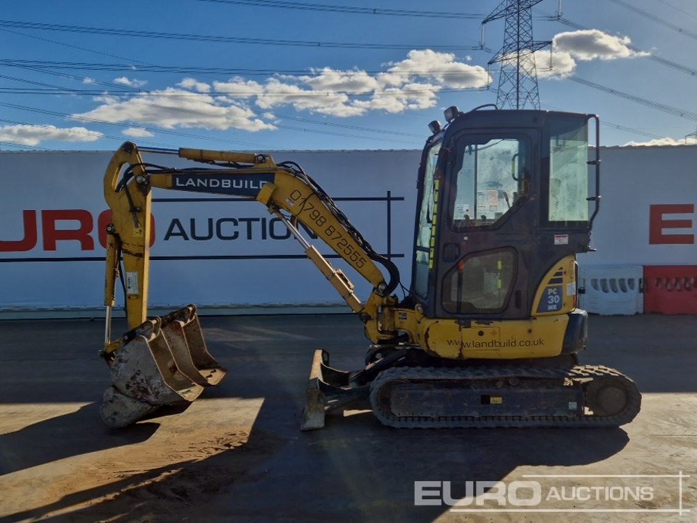 2015 Komatsu PC30MR-3 - Mini pelle: photos 2 2015 Komatsu PC30MR-3 - Mini pelle: photos 2