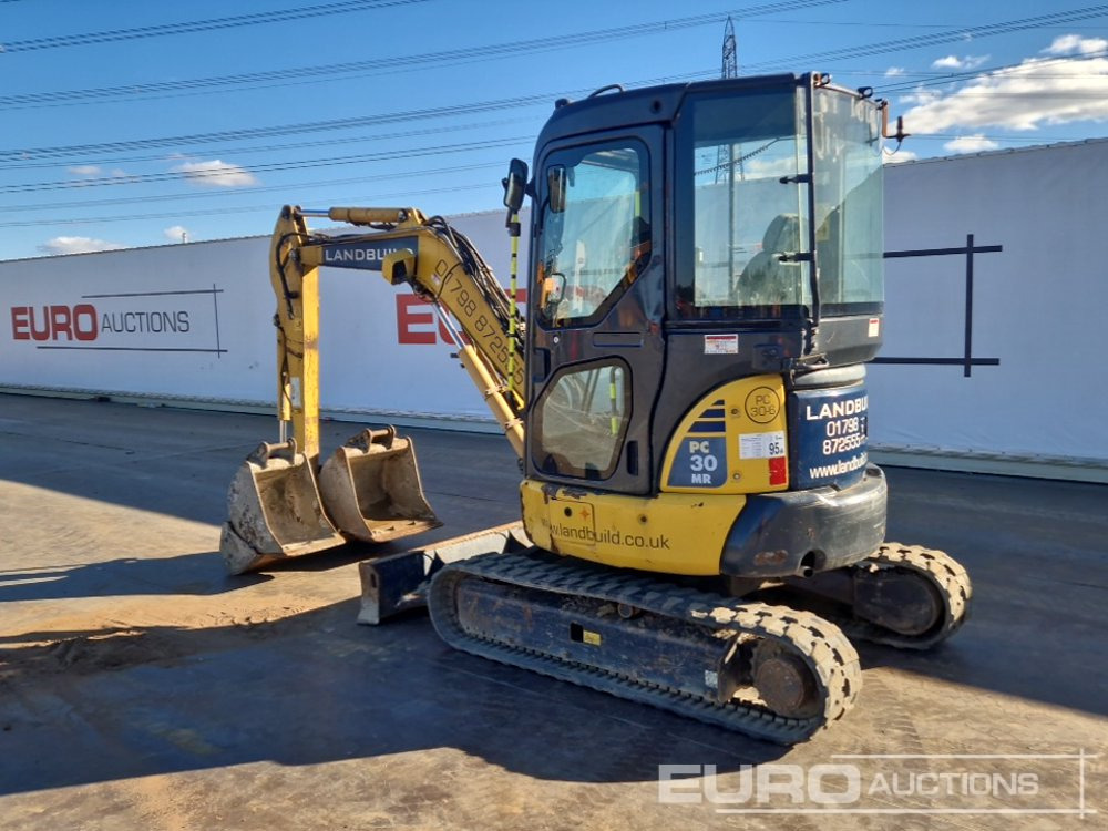 2015 Komatsu PC30MR-3 - Mini pelle: photos 3 2015 Komatsu PC30MR-3 - Mini pelle: photos 3