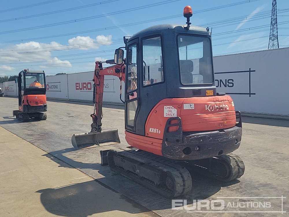 2015 Kubota KX61-3 - Mini pelle: photos 3 2015 Kubota KX61-3 - Mini pelle: photos 3