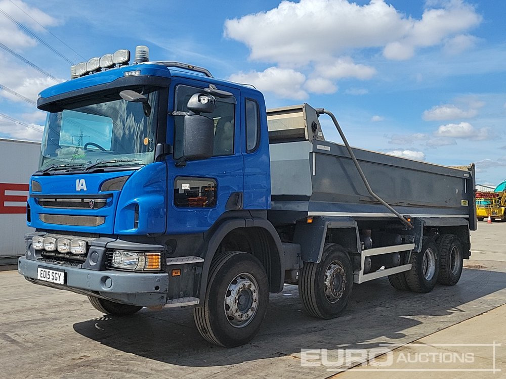 2015 Scania P410 - Camion benne: photos 1 2015 Scania P410 - Camion benne: photos 1
