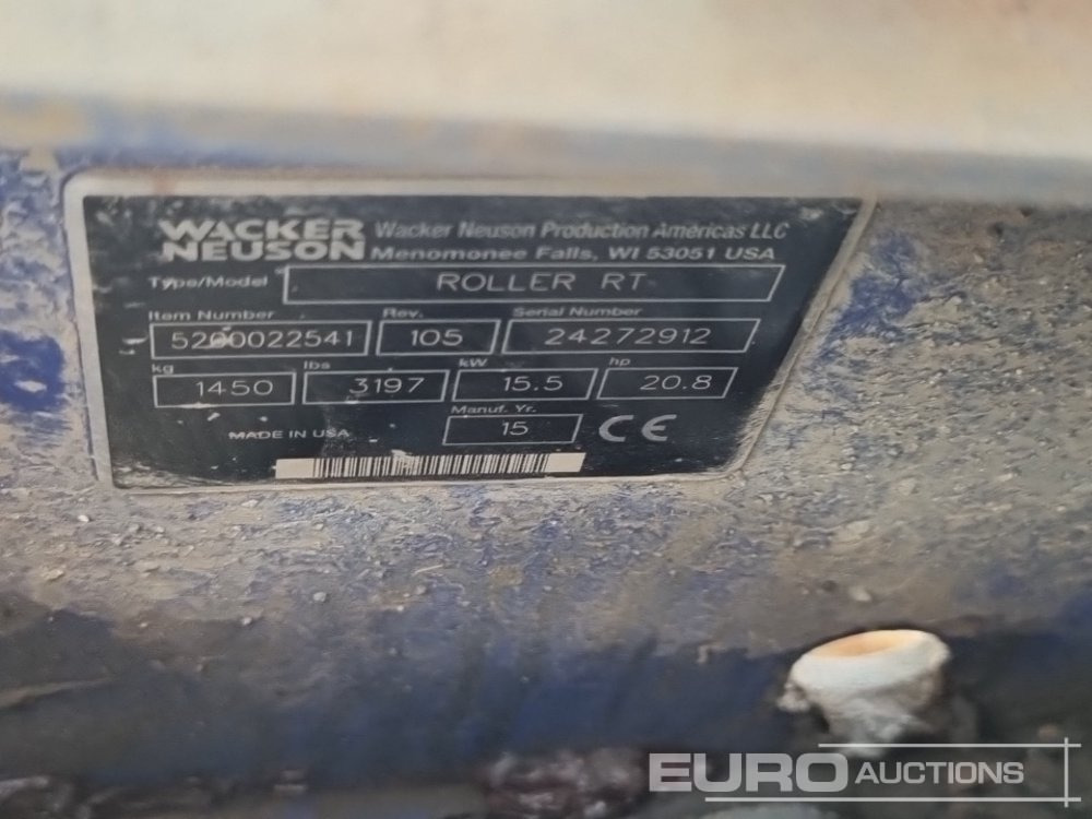 Travaux routiers 2015 Wacker Neuson Roller RT: photos 26