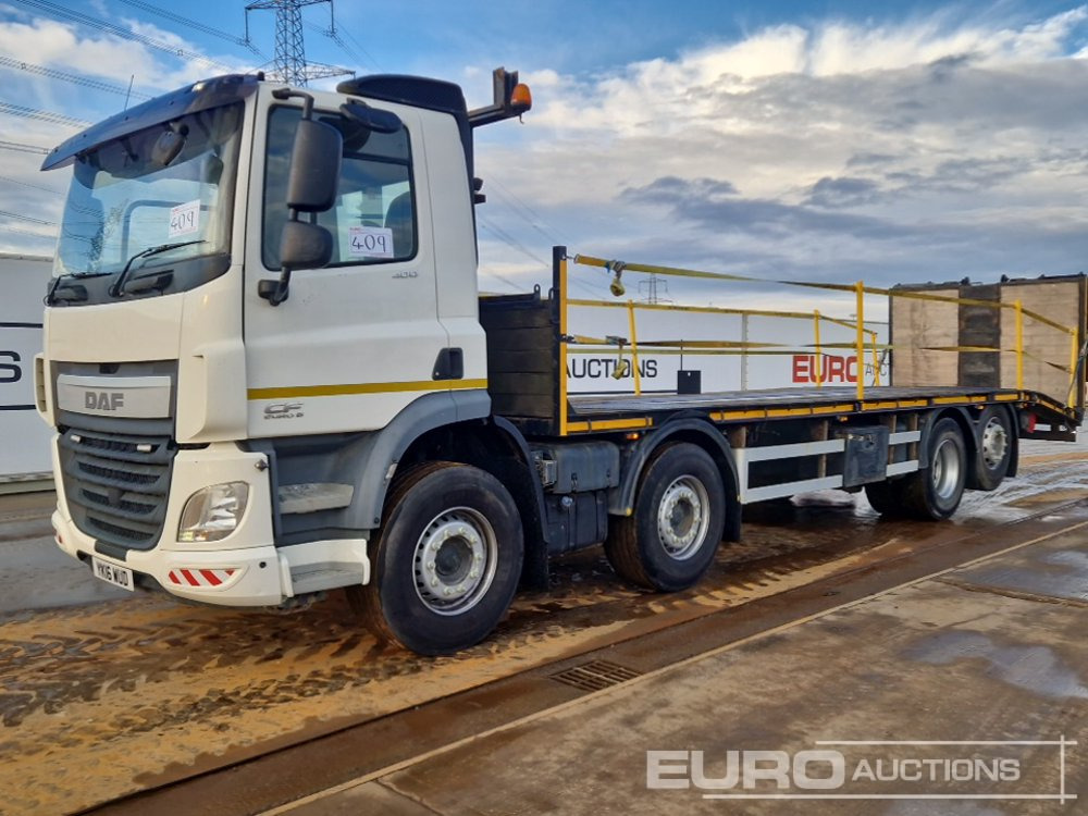 2016 DAF CF400 - Camion plateau: photos 1 2016 DAF CF400 - Camion plateau: photos 1