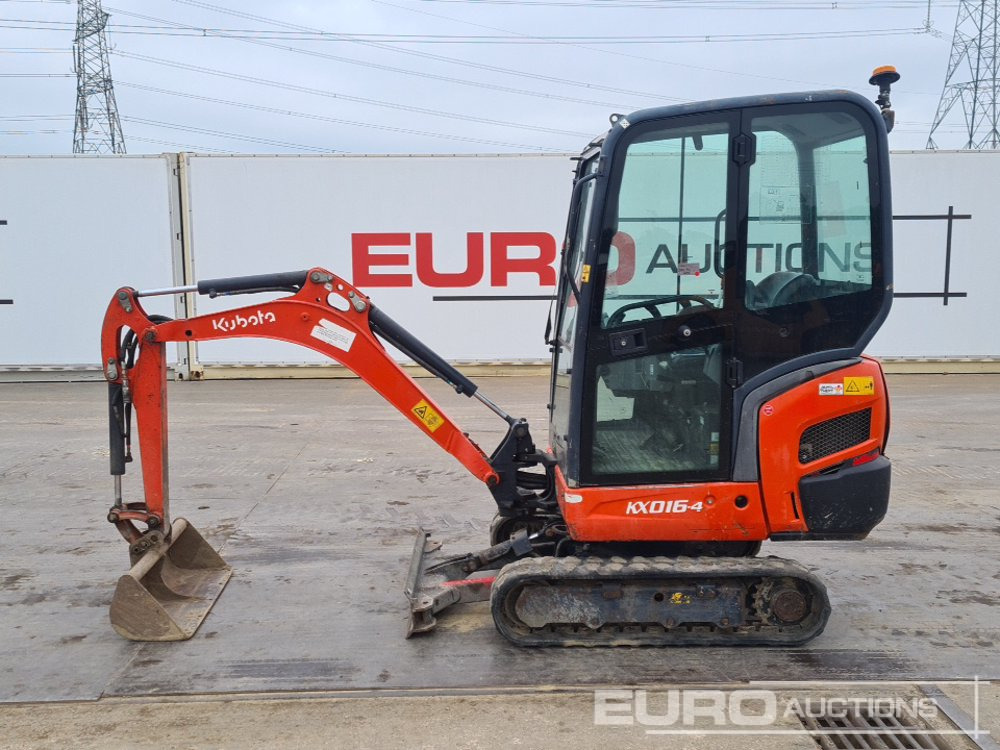 2016 Kubota KX016-4 - Mini pelle: photos 2 2016 Kubota KX016-4 - Mini pelle: photos 2