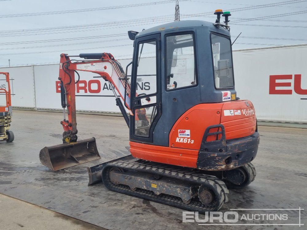 2016 Kubota KX61-3 - Mini pelle: photos 3 2016 Kubota KX61-3 - Mini pelle: photos 3