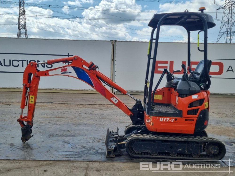 2016 Kubota U17-3A - Mini pelle: photos 2 2016 Kubota U17-3A - Mini pelle: photos 2