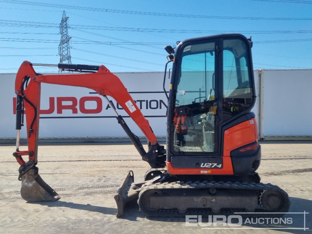 2016 Kubota U27-4 - Mini pelle: photos 2 2016 Kubota U27-4 - Mini pelle: photos 2