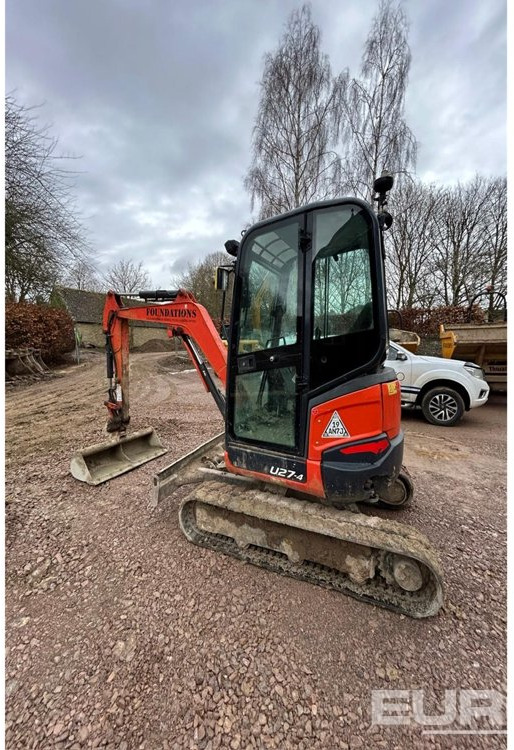 2016 Kubota U27-4 - Mini pelle: photos 1 2016 Kubota U27-4 - Mini pelle: photos 1