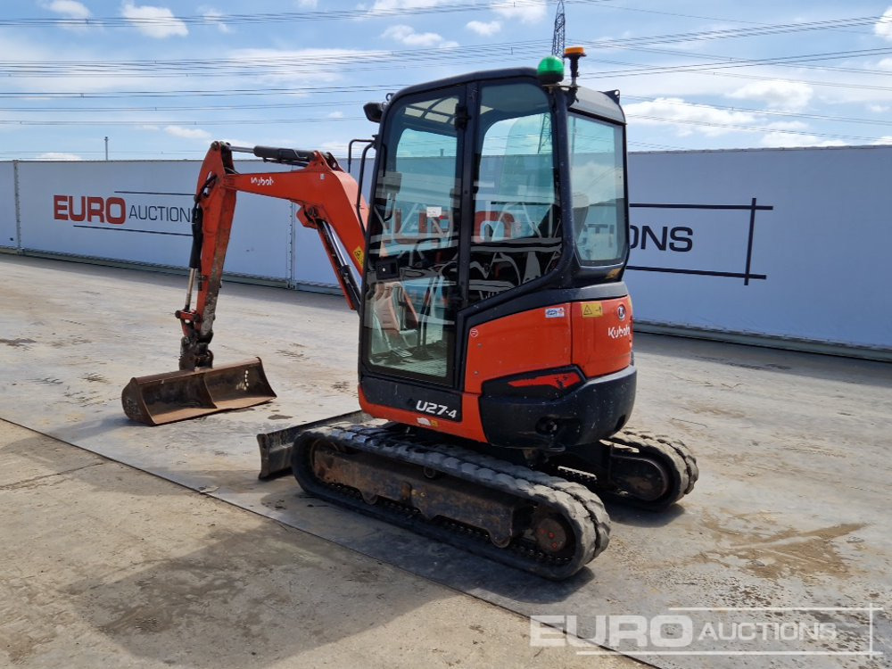 2016 Kubota U27-4 - Mini pelle: photos 3 2016 Kubota U27-4 - Mini pelle: photos 3