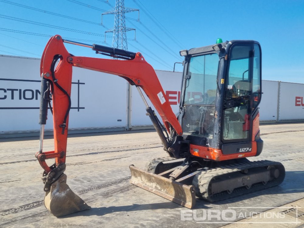 2016 Kubota U27-4 - Mini pelle: photos 1 2016 Kubota U27-4 - Mini pelle: photos 1