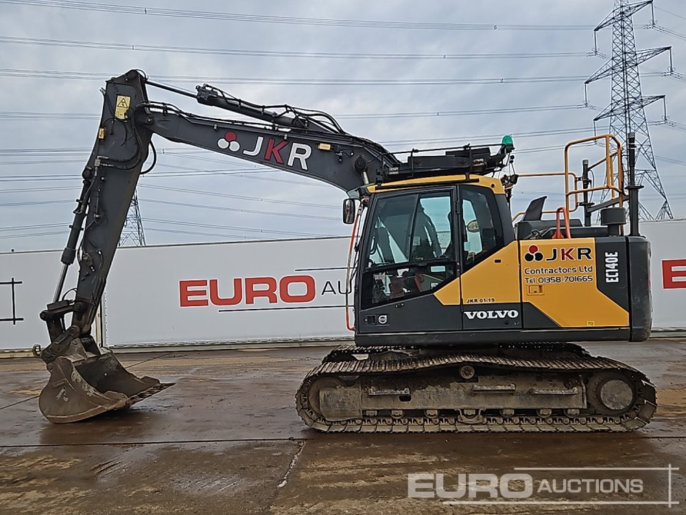 2016 Volvo EC140EL - Pelle sur chenille: photos 2 2016 Volvo EC140EL - Pelle sur chenille: photos 2