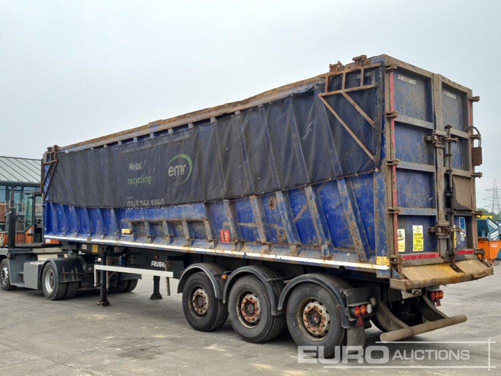 2017 Fruehauf Tri Axle Bulk Tipping Trailer, Easy Sheet - Semi-remorque benne: photos 3 2017 Fruehauf Tri Axle Bulk Tipping Trailer, Easy Sheet - Semi-remorque benne: photos 3
