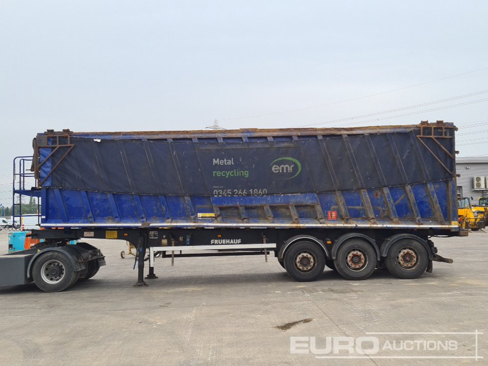 2017 Fruehauf Tri Axle Bulk Tipping Trailer, Easy Sheet - Semi-remorque benne: photos 2 2017 Fruehauf Tri Axle Bulk Tipping Trailer, Easy Sheet - Semi-remorque benne: photos 2