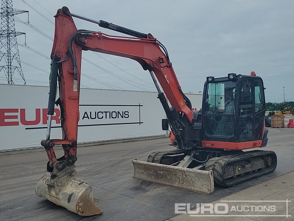 2017 Kubota KX080-4A - Mini pelle: photos 1 2017 Kubota KX080-4A - Mini pelle: photos 1