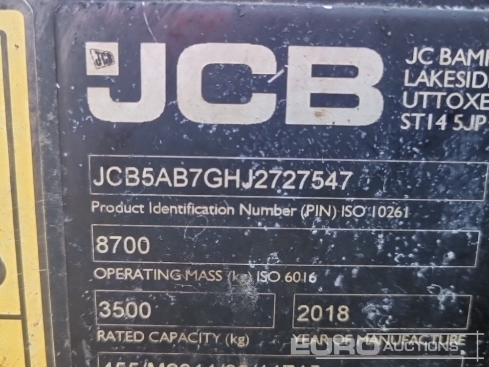 Chariot télescopique 2018 JCB 535-95: photos 39