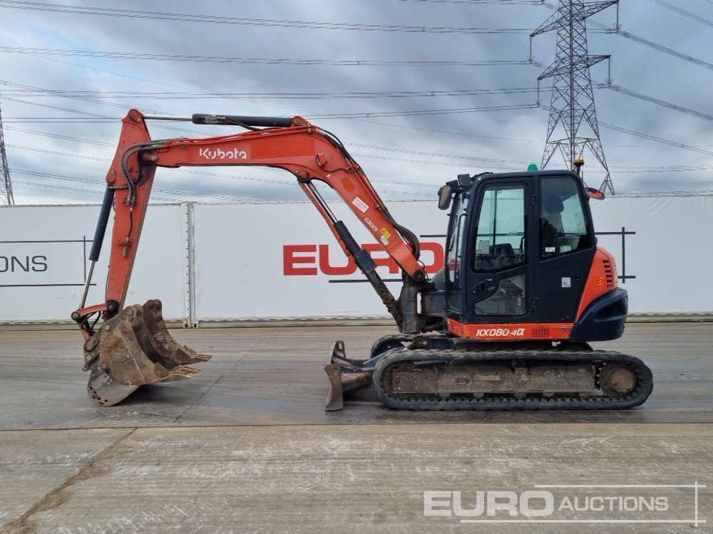 2018 Kubota KX080-4A - Mini pelle: photos 2 2018 Kubota KX080-4A - Mini pelle: photos 2