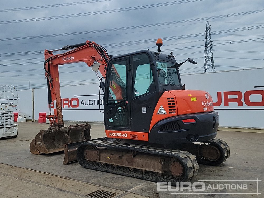 2018 Kubota KX080-4A - Mini pelle: photos 3 2018 Kubota KX080-4A - Mini pelle: photos 3