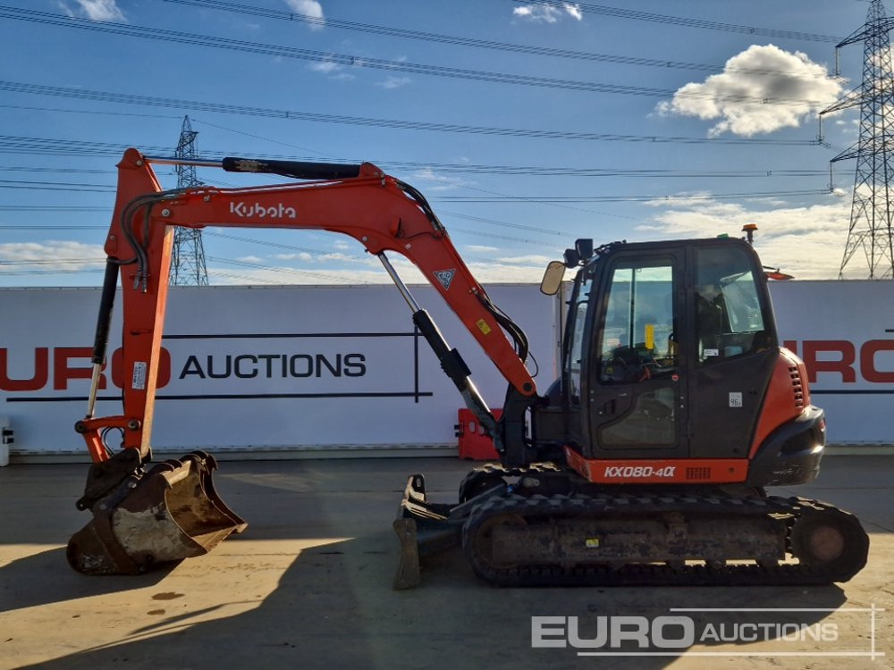 2018 Kubota KX080-4A - Mini pelle: photos 2 2018 Kubota KX080-4A - Mini pelle: photos 2