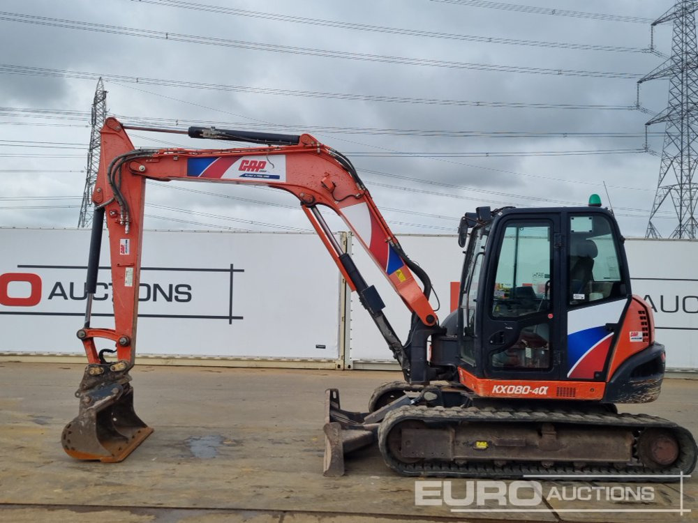 2018 Kubota KX080-4A - Mini pelle: photos 2 2018 Kubota KX080-4A - Mini pelle: photos 2